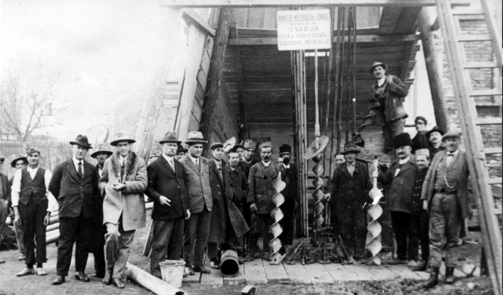 Бушење друге бушотине Б2 1928. године
